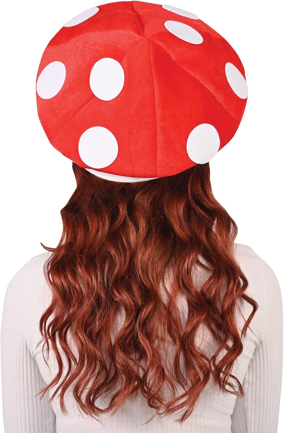 Beistle Unisex Plush Mushroom Hat – Arcade Party Supplies, Birthday & Hal...