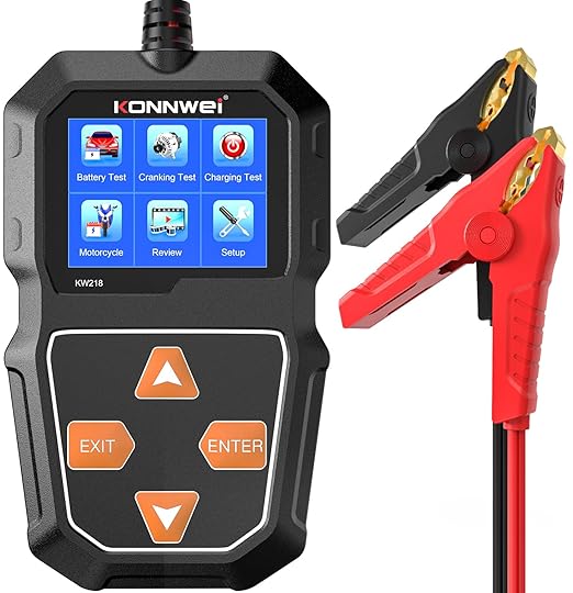 KONNWEI KW218 6V 12V Car Battery Tester 100-2000 CCA Automotive Battery Load
