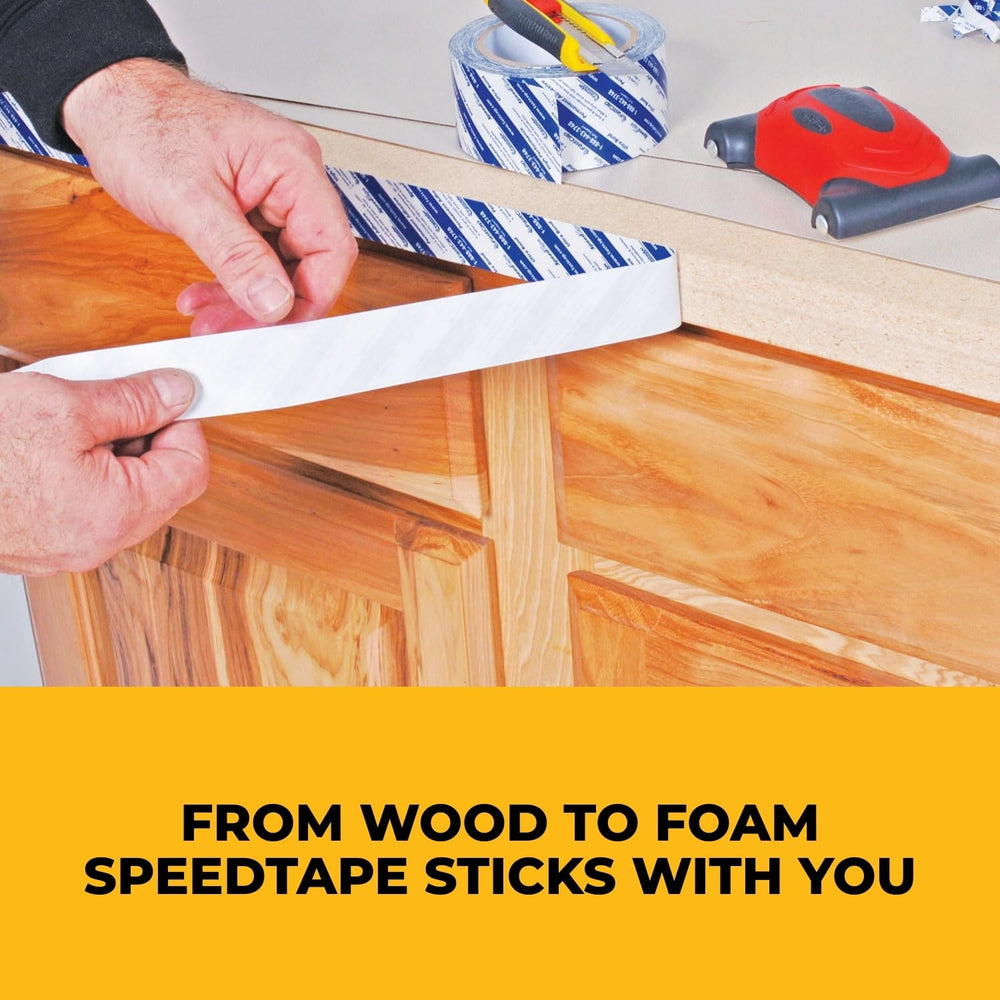 FastCap SpeedTape Double Sided Adhesive Tape, 1" x 50', 6-Pack