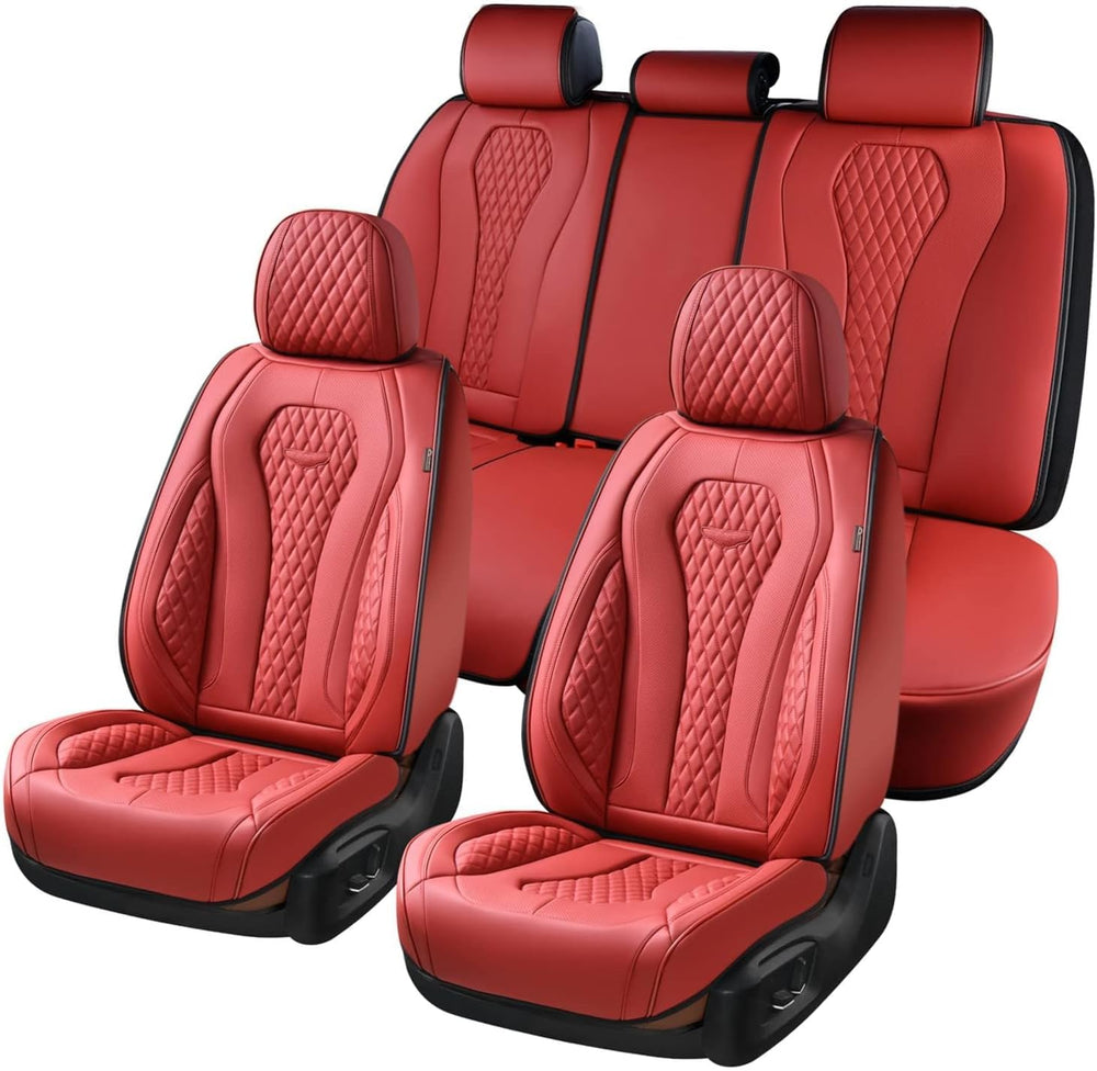 Coverado Seat Covers, Car Seat Covers Full Set, Red Car Seat Cover, Car Seat ...