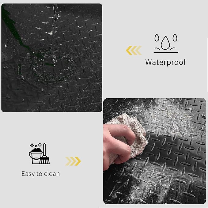 Premium Garage Floor Mat, Commercial Grade Heavy Duty Parking Mat