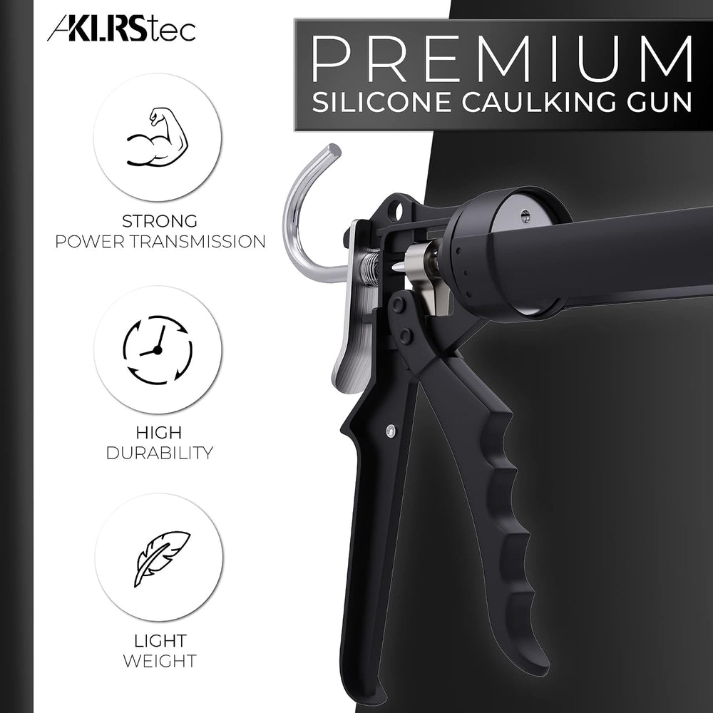 KLRStec Premium Mechanical Cartridge Gun Made of Metal - 2K Silicone Gun/Pres...