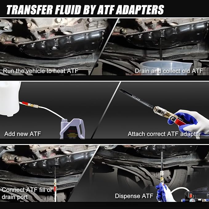 JIFETOR Transmission Fluid Pump Pneumatic Extractor and Dispenser Tool Kit