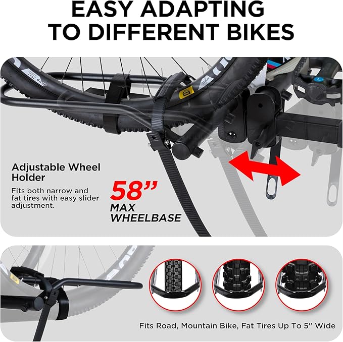Young Hitch Mounted 2-Bike Rack