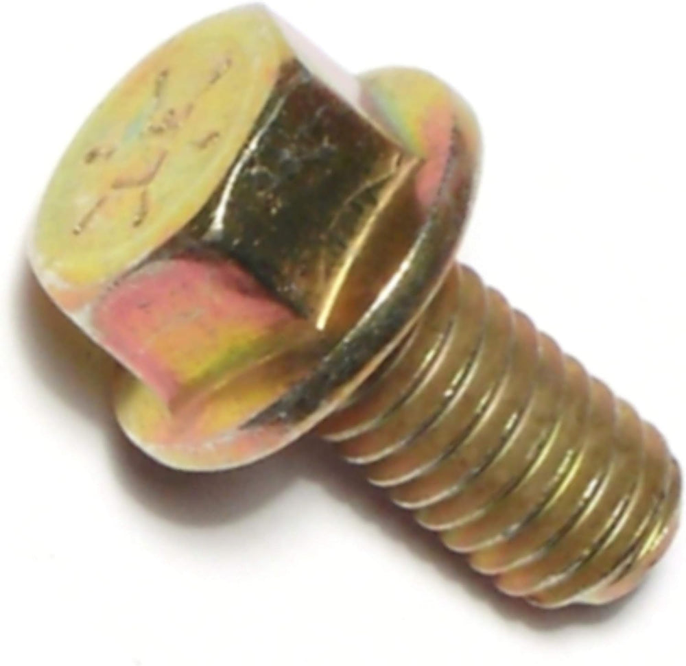 Hard-to-Find Fastener 014973240202 Grade 8 Coarse Hex Flange Bolts, 3/8-16 x ...