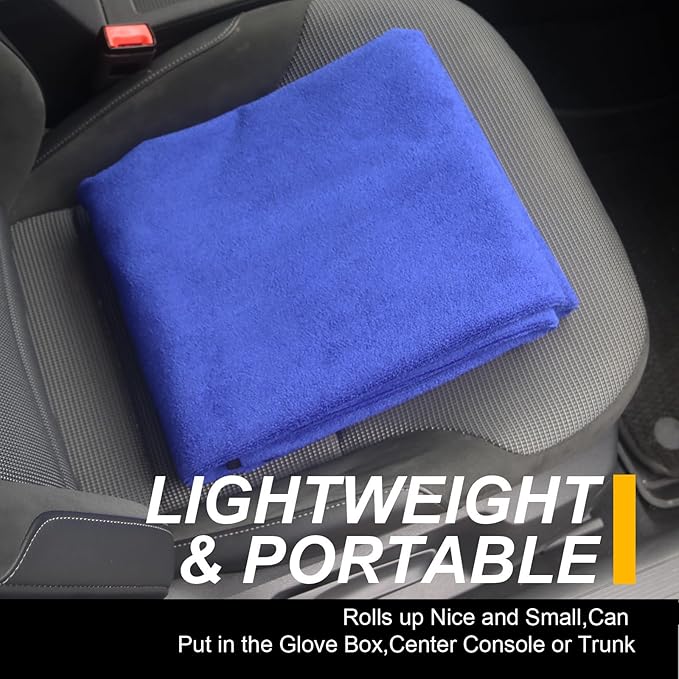 Back Seat Cover for Car Trucks Van SUV, Waterproof Rear Bench Towel Seat Covers