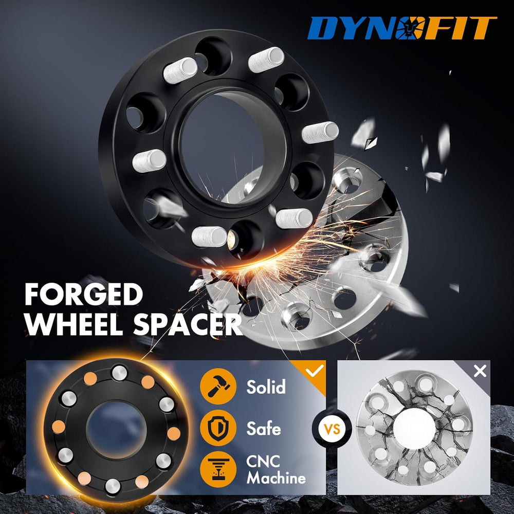 dynofit 2 Inch 6x135 Hub-Centric Wheel Spacers (4 Pcs) for 2015-2026 Ford F15...
