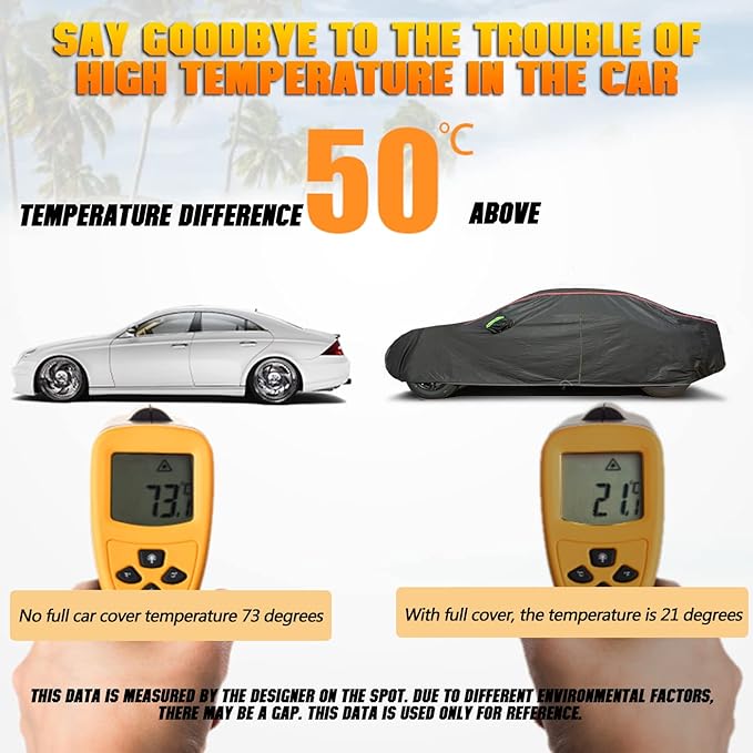 Car Cover, Fit for MPV, Breathable New Material for Sun Protection, Waterproof