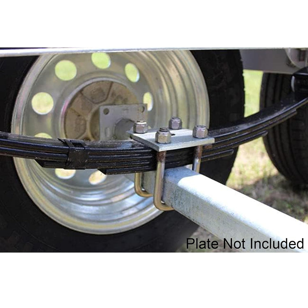 A.A Square U Bolts with Hardware for Boat Trailer, Electro-Galvanized Steel, ...