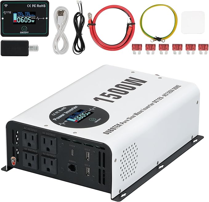 1500W Pure Sine Wave Power Inverter