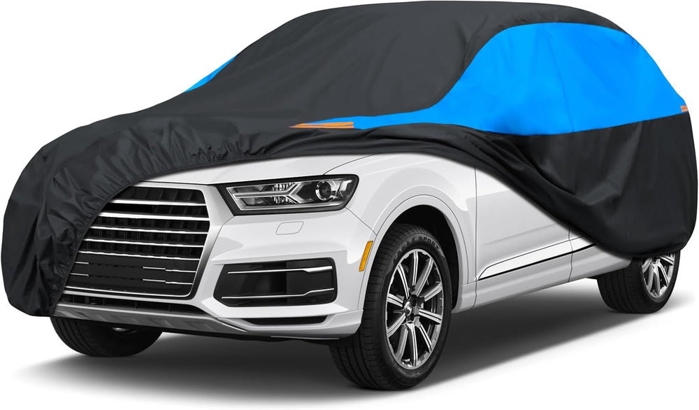 MORNYRAY Waterproof Car Cover All Weather Snowproof UV Protection Windproof
