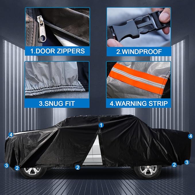 Dodge Ram 1500 Truck Cover Custom Fit 2009-2025 Crew Cab SB