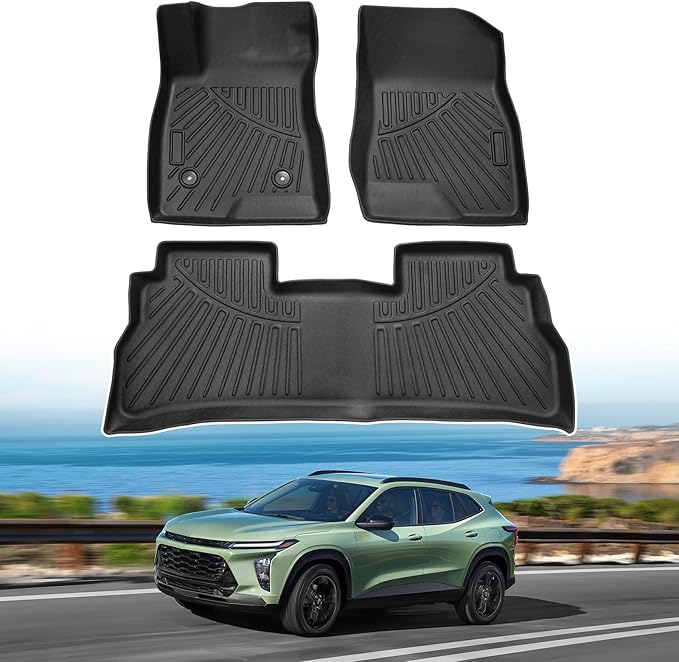 Powerty Floor Mats for 2024 2025 Chevrolet/Chevy Trax Accessories All Weather