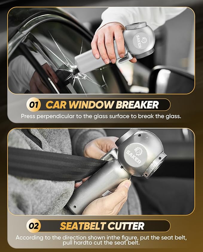 Saker Car Vacuum Portable 6-in-1 Handheld Cordless Vacuums, 20000PA Suction