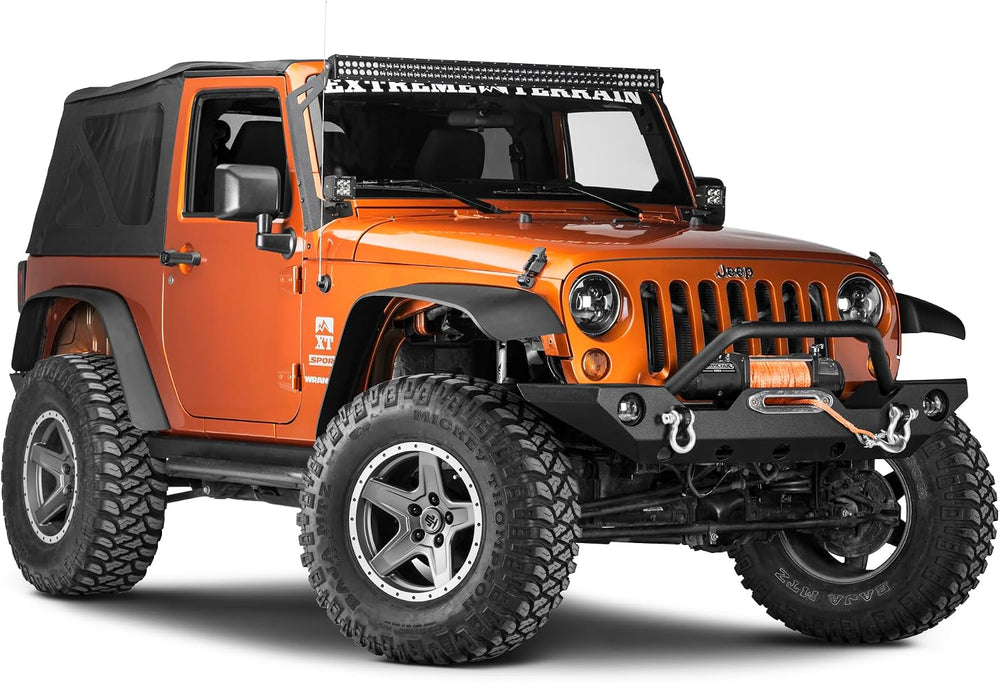 Raxiom 50-Inch LED Light Bar Windshield Mount with Auxiliary Brackets | Textu...