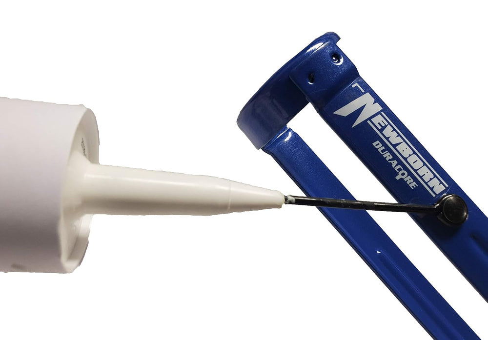 Newborn 250 Super Smooth Rod Caulking Gun - Revolving Steel Frame | 18:1 Thru...