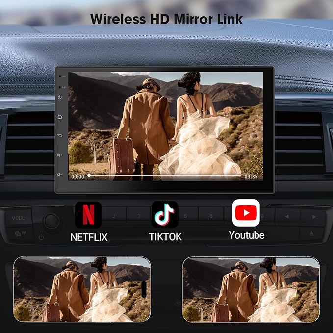 Wireless CarPlay Screen for Car & Android Auto Head Unit (25 Sets)