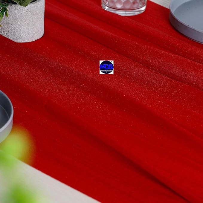MDS Halloween Chiffon Table Runner - 10 Pack, 29 x 170 Inches, 14ft Each - Sh...