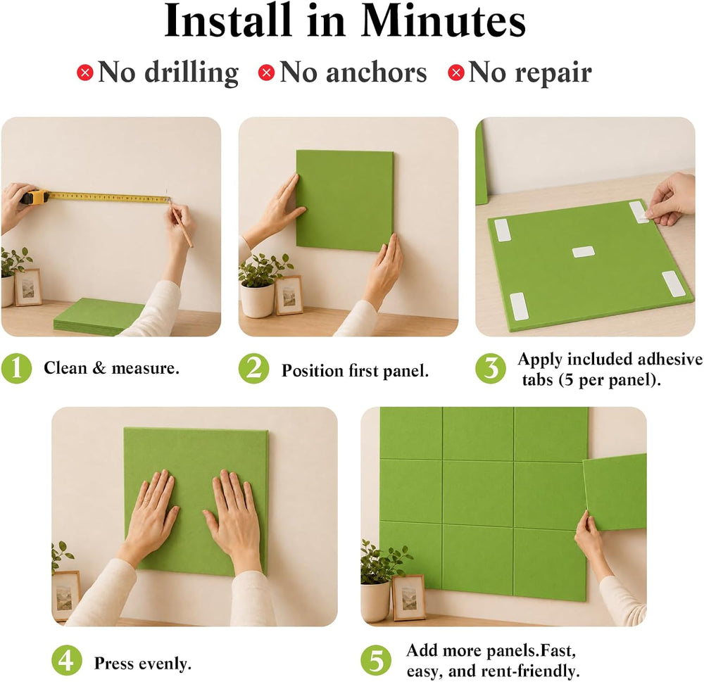 48" x 36" Decorative Bulletin Boards, Large Cork Board Alternative ...