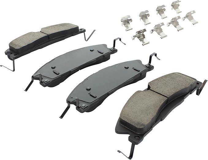 Premium Semi-Metallic Front Brake Pads Compatible