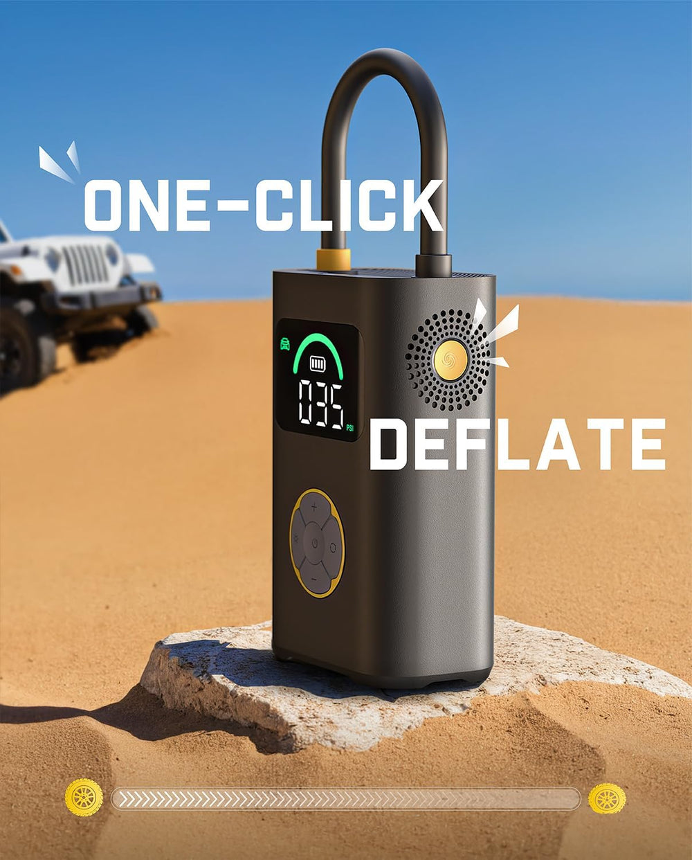 Fanttik X10 Pro Max 150PSI Tire Inflator for SUV, 36s Fast Inflate Air Pump