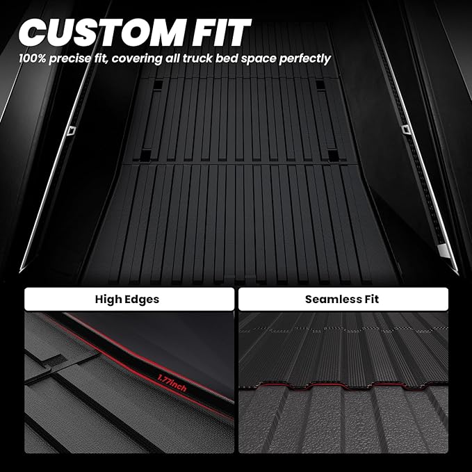 LASFIT Truck Bed Mat for Tesla Cybertruck 2024 2025 2023 6FT Bed Liner Car