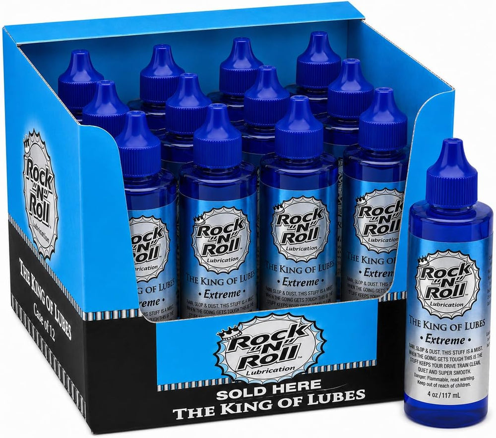 Rock N Roll Bike Lubricant, Extreme Chain Lube 4oz, Pack of 12