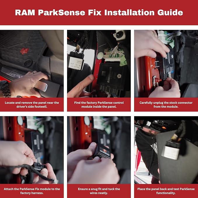 Z Automotive RAM ParkSense Fix for 2021+ Ram 1500 DT/TRX – Restores ParkSense