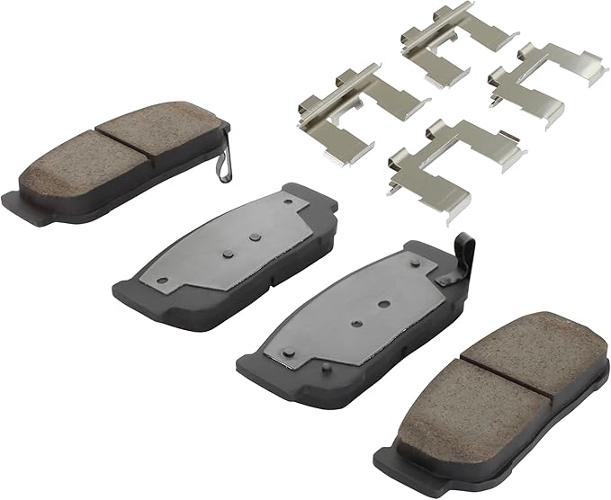 Premium Ceramic Rear Brake Pads Compatible