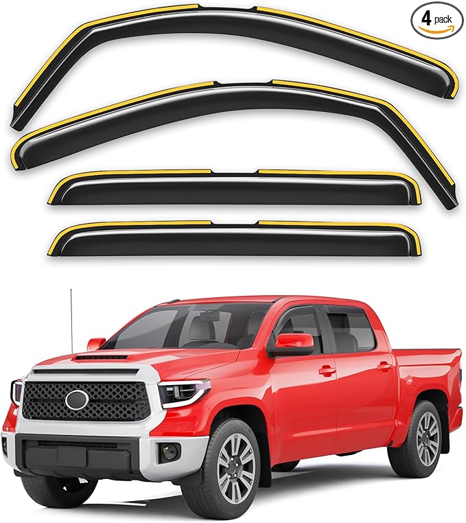 in-Channel Window Rain Guards Fit