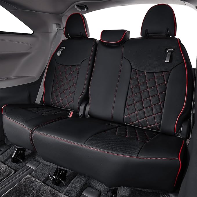 EKR Sienna Seat Covers for 2011-2020 Toyota Sienna L, 7 Seats, 2nd Row Captain