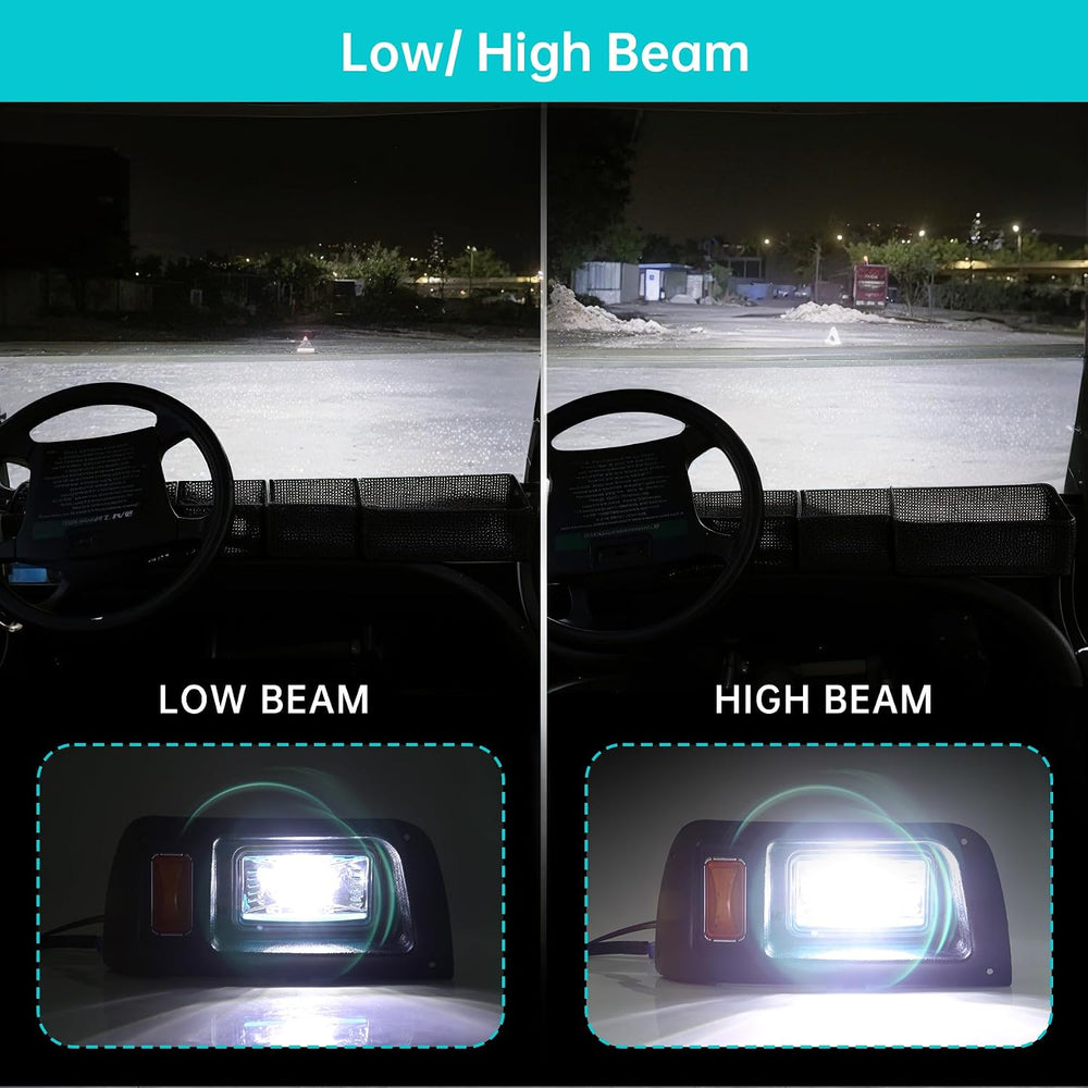 10L0L Deluxe Golf Cart Light Kit for Club Car DS 12V-60V