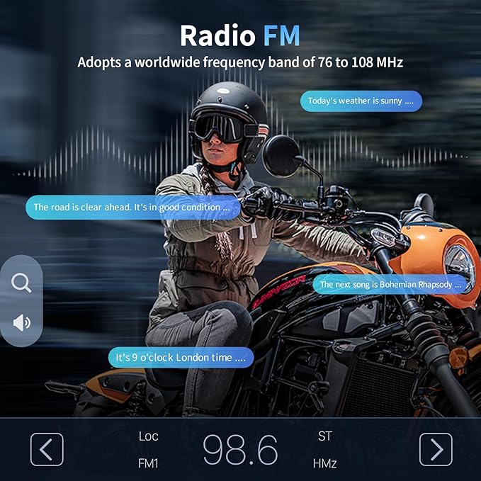 Fodsports M1-S Air Motorcycle Bluetooth Headset