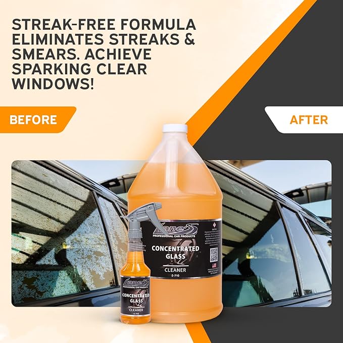 LANE'S Concentrated Auto Glass Cleaner- Window Cleaner, Windshield Cleaner-