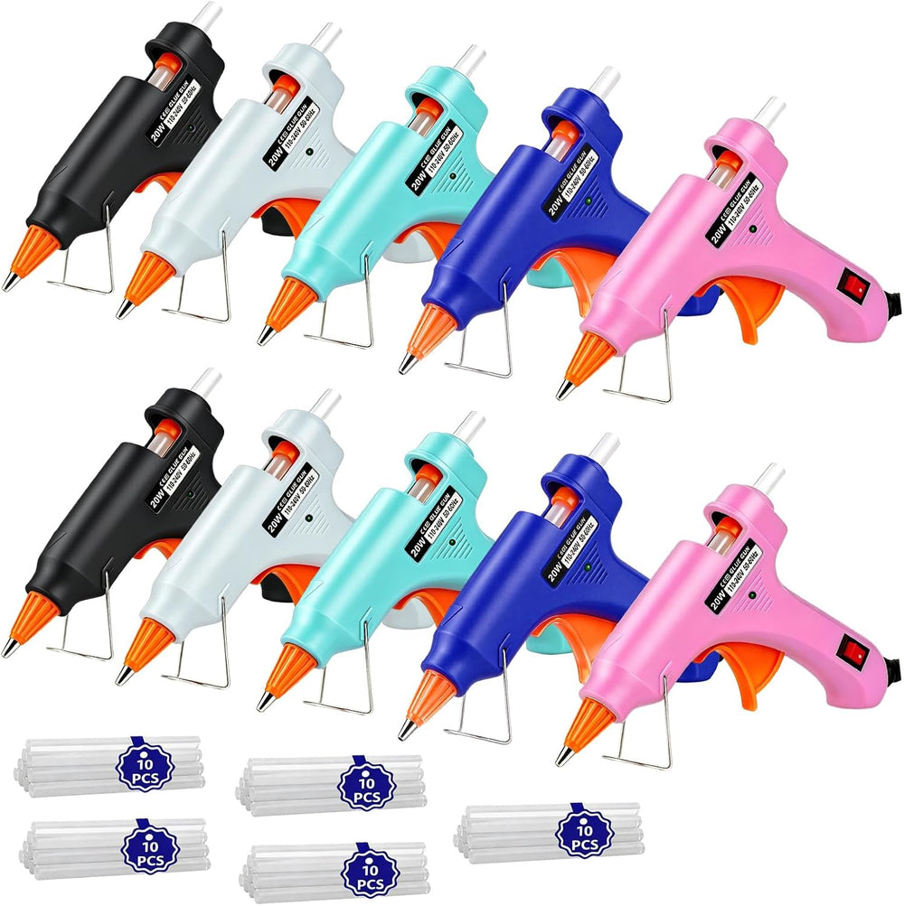 Hot Glue Guns and Sticks Set Mini Kit for Craft DIY and Home Repair 10Pack