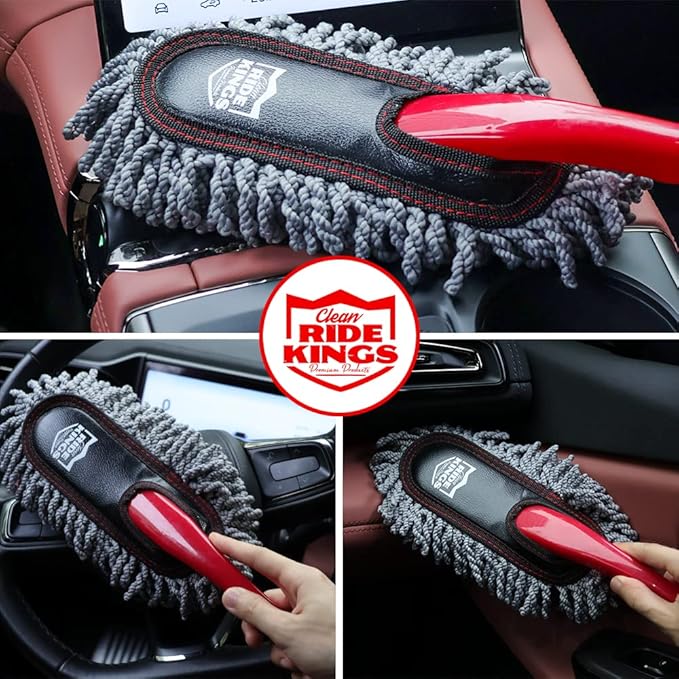 Car Duster Exterior Scratch Free, Car Dusters Extendable Handle Cleaning (3 Pcs)
