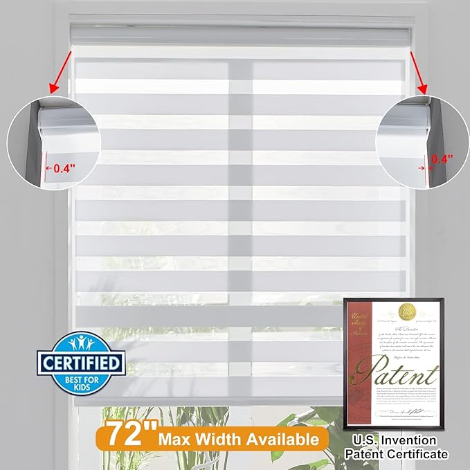Persilux Zebra Blinds Cordless, Zebra Roller Shades