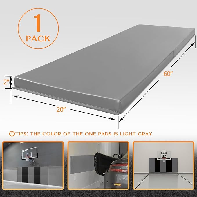 PROGOAL 2"/4" Thick Foam Protection Wall Pad，Gym Basketball-Court