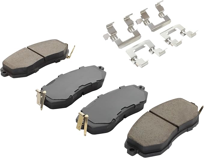 Premium Ceramic Front Brake Pads Compatible