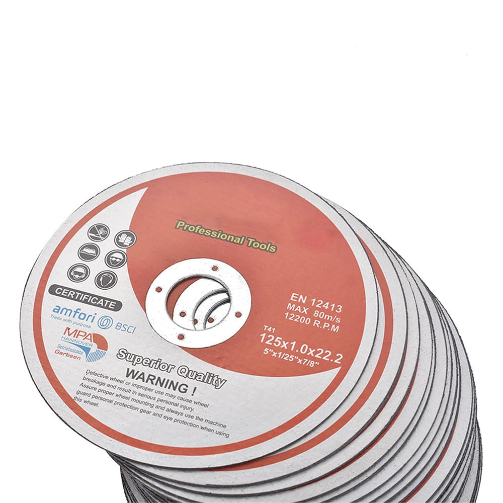 ALL-CARB 100 Pack 5 Inch x 0.040 Inch x 7/8 Inch Cutting Wheel