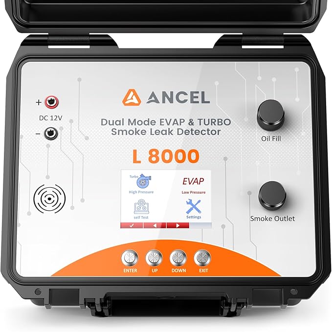 ANCEL L8000 Automotive Smoke Machine | Dual Mode Diagnostic Leak Tester