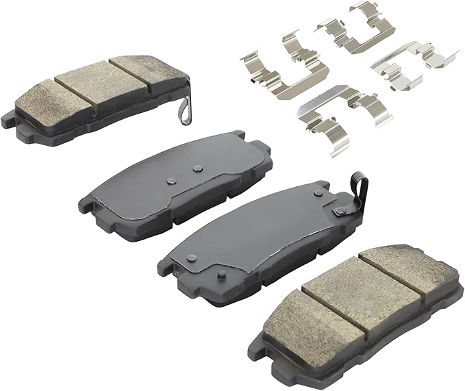 Premium Ceramic Rear Brake Pads Compatible