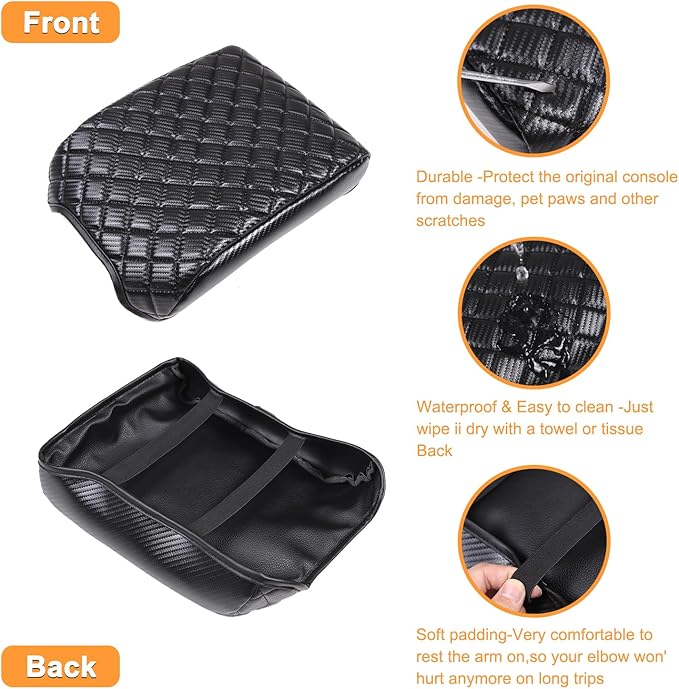 Car Armrest Box Cover Protector Compatible