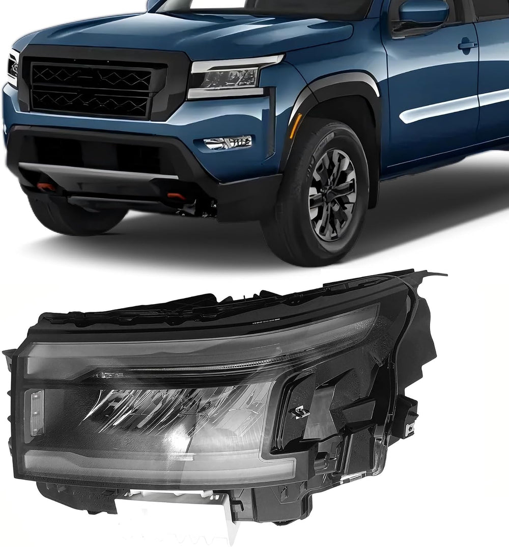 PartsFlow LED Headlight w/DRL Headlamp Left Driver Side W/O Bulb Compatible w...