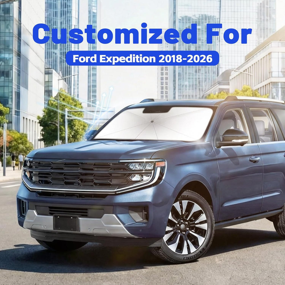 Car Windshield Sun Shade for Ford Expedition 2018-2026 –[Reflective Coated Fa...