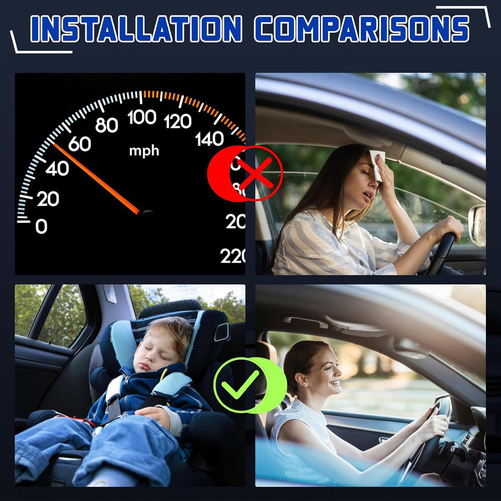 Kessocco CO 2486AC 12V AC Compressor Replacement for 2003-2006 Ford Expeditio...
