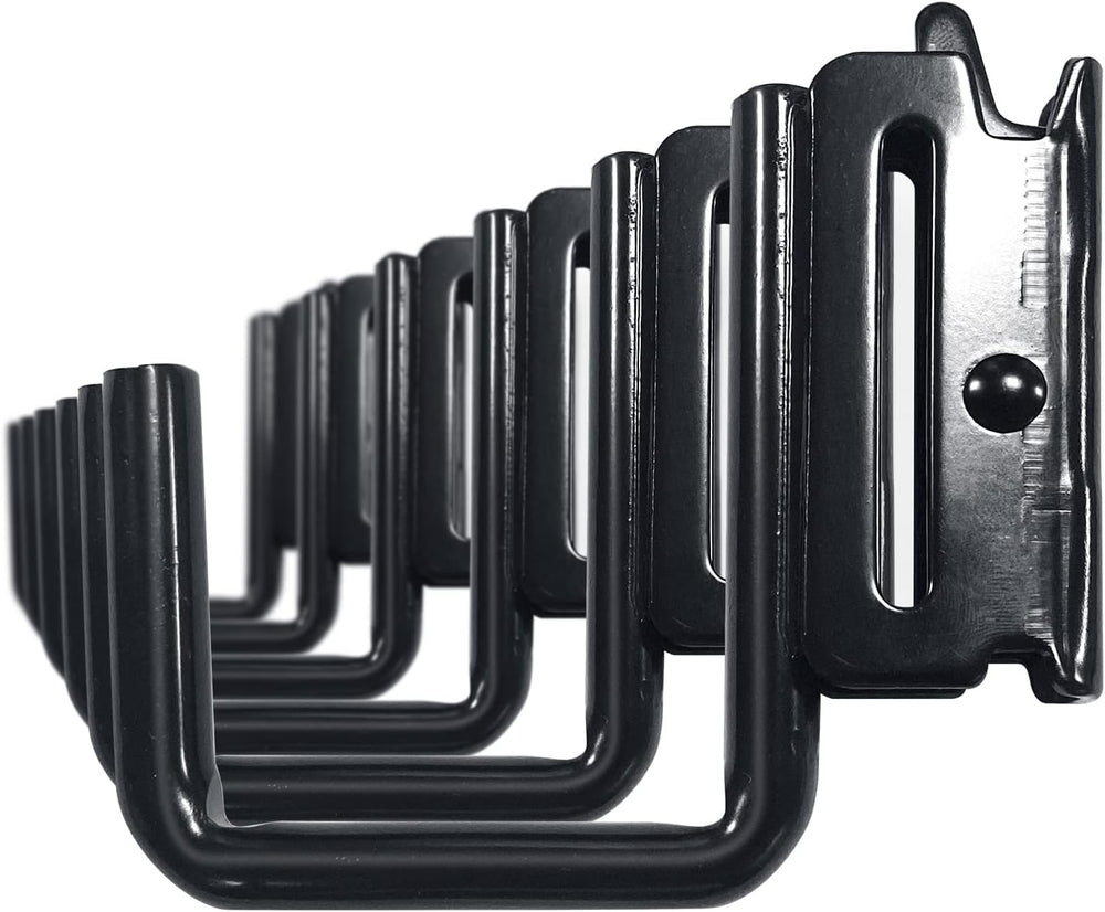 12PCS E Track J Hooks Heavy Duty E Track X Track Steel Hanger, Spring Fitting E