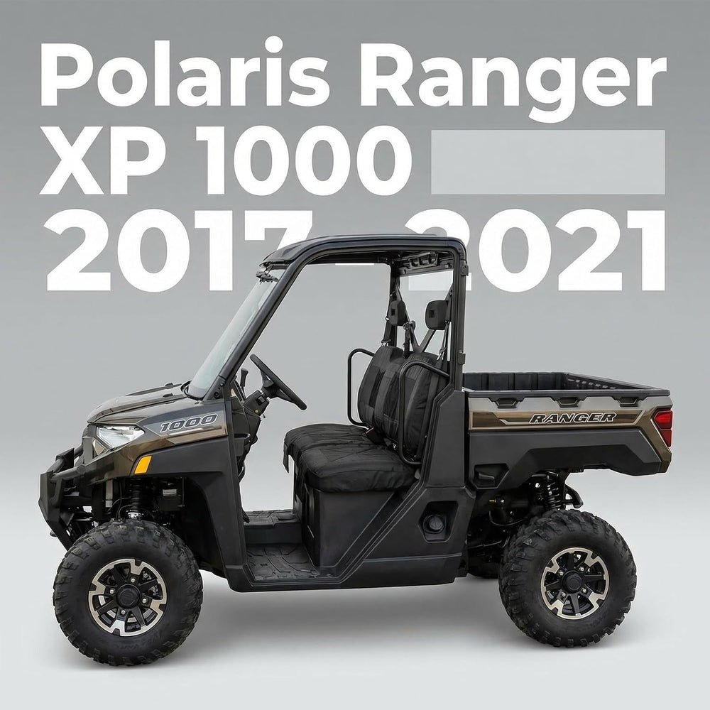 YMU Gray UTV Seat Covers Compatible with Polaris Ranger 1000 2020-2026, Polar...