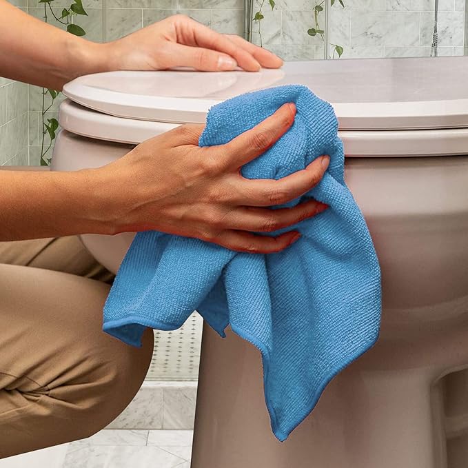 Avalon Towels Microfiber Cleaning Cloths Size 16" x 16", Highly Abs...