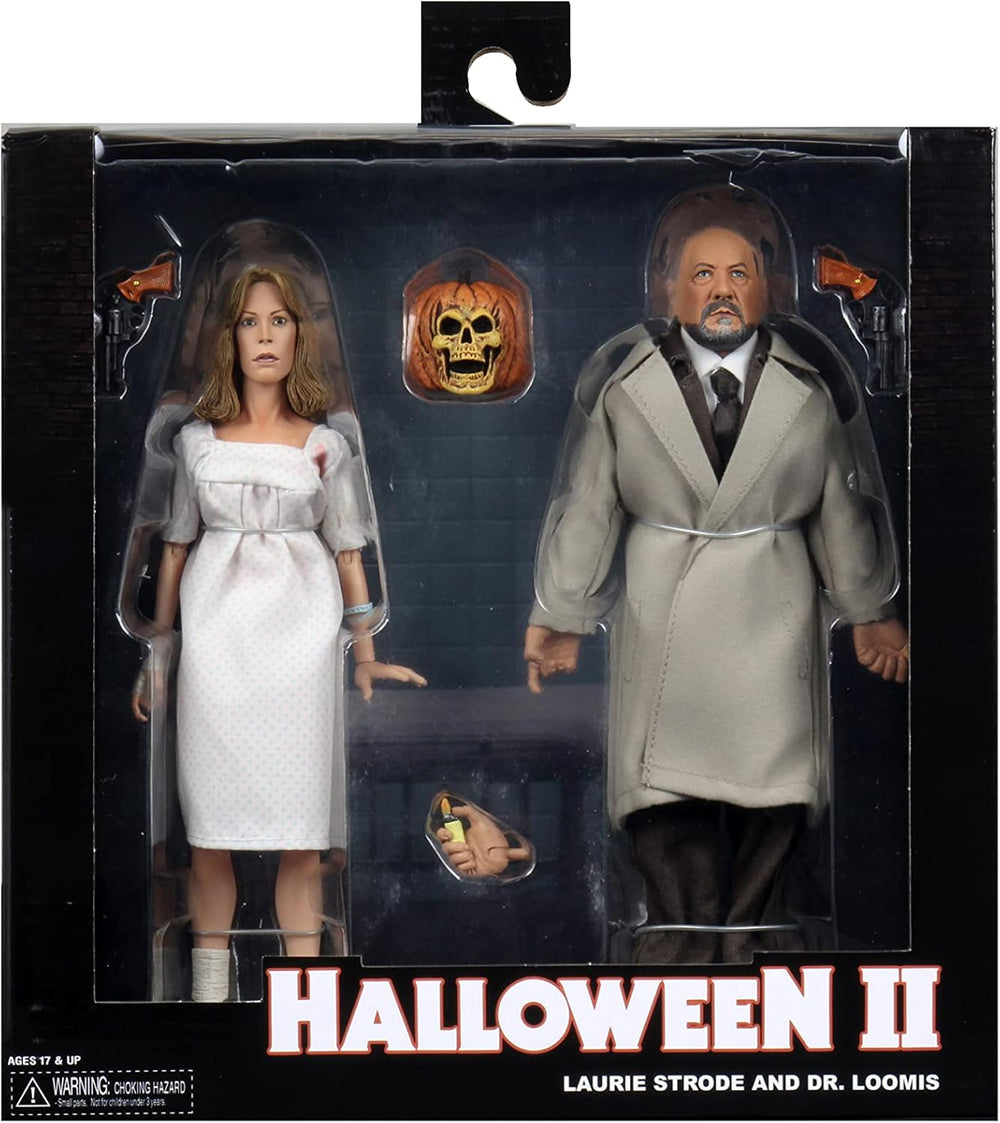 NECA Halloween 2 - Dr. Loomis and Laurie Strode (1981) 8? Clothed Action Figu...